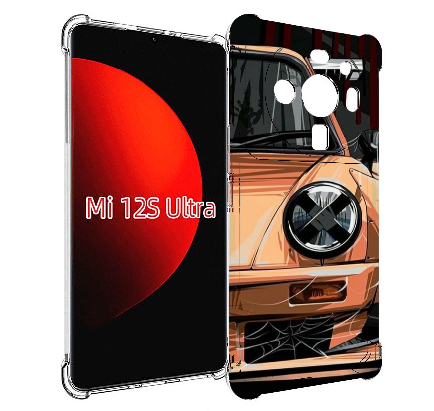 

Чехол MyPads Порш мужской для Xiaomi 12S Ultra, Прозрачный, Tocco