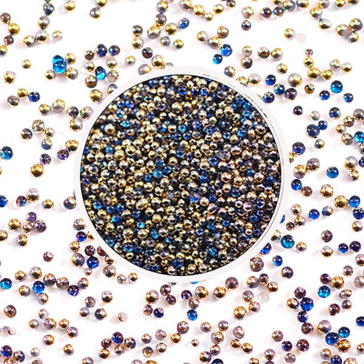 

Шарики Metal Blue-Gold, 30г, Золотистый;синий