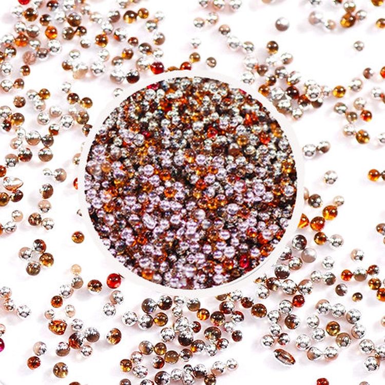 

Шарики Metal Silver-Amber, 30г, Серебристый;оранжевый