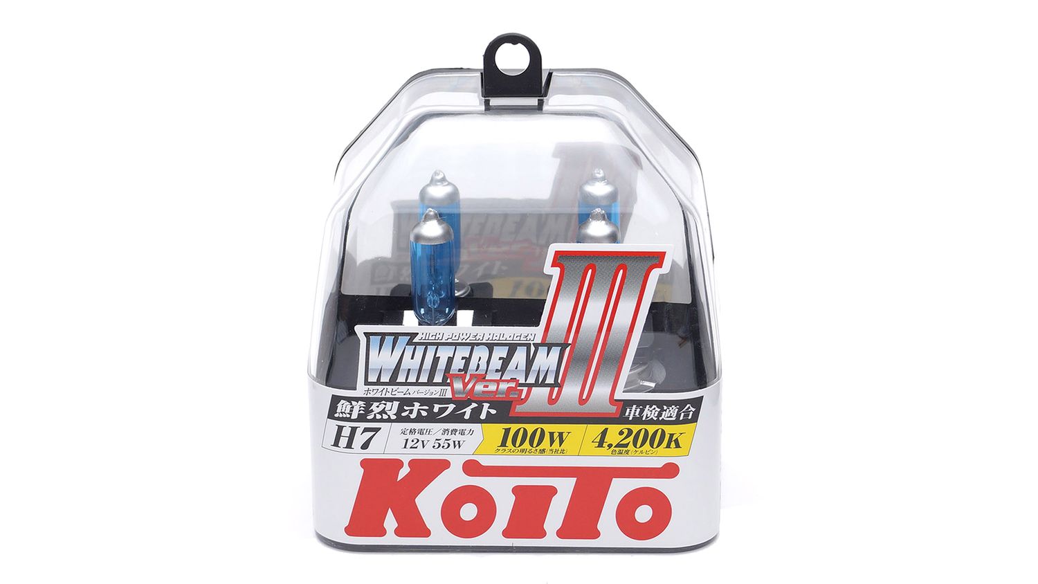 

Лампа 12V 55W H7 KOITO WHITEBEAM 2шт