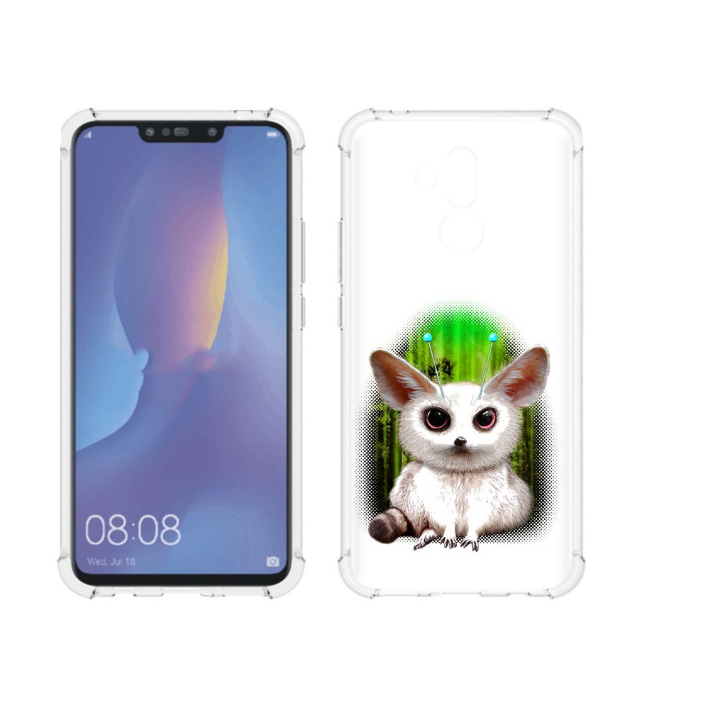 

Чехол MyPads Tocco для Huawei Mate 20 Lite пушистое животное (PT117828.66.560), Прозрачный, Tocco
