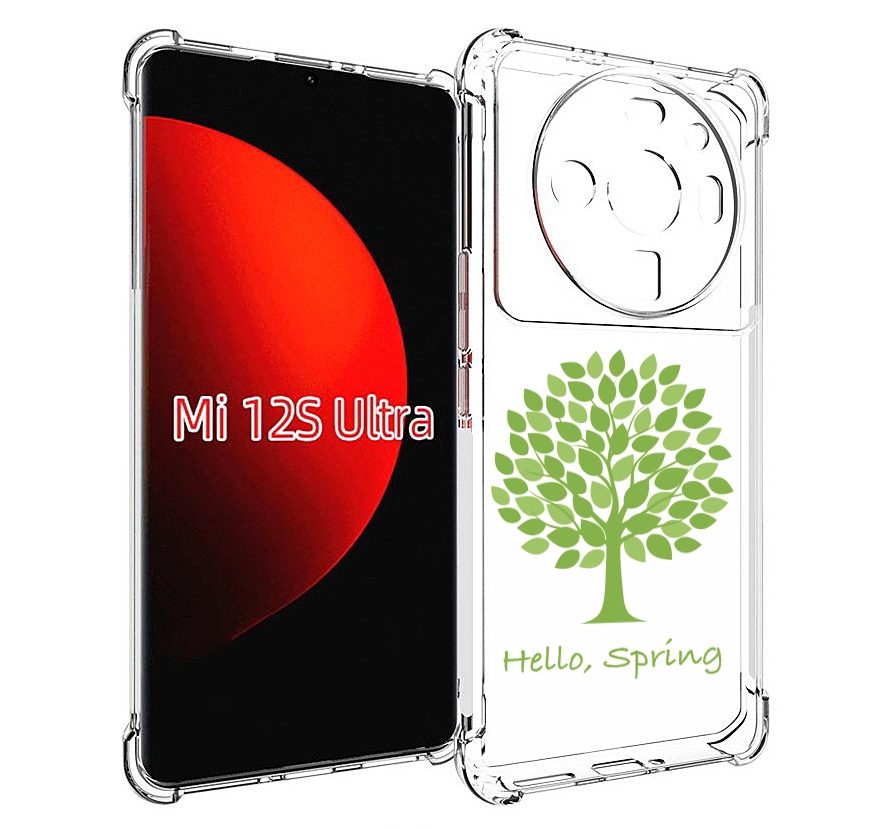 

Чехол MyPads Привет-весна для Xiaomi 12S Ultra, Прозрачный, Tocco