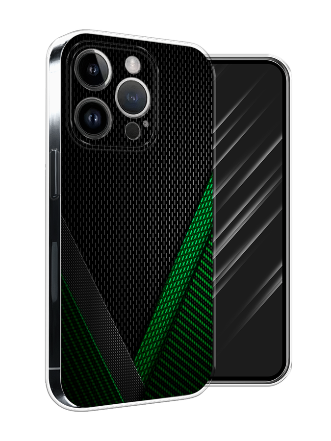 

Чехол Awog на Apple iPhone 15 Pro Max "Зеленый карбон", Черный;зеленый, 15850-1