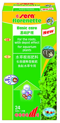 Удобрение для аквариумных растений Sera Florenette таблетки 24 шт.