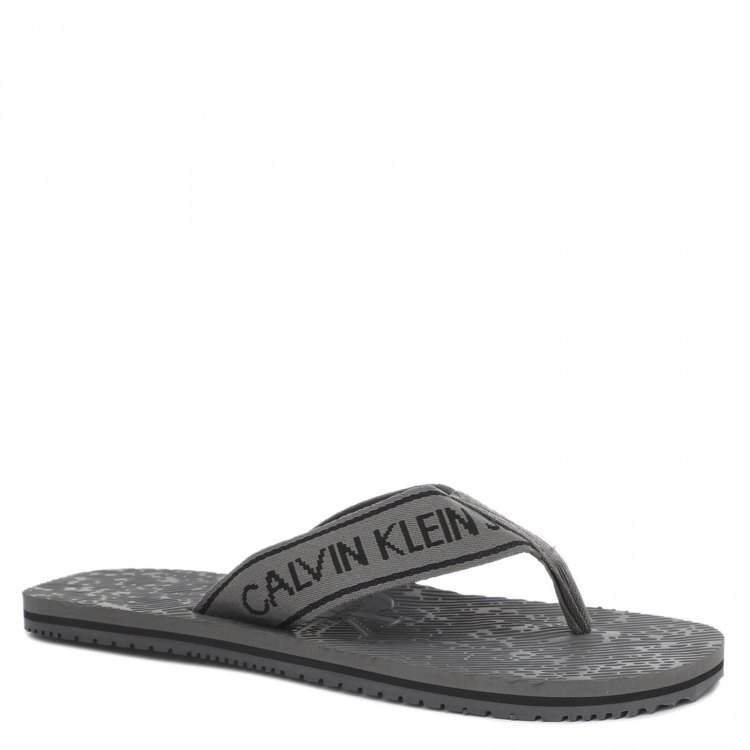 фото Сланцы мужские calvin klein jeans ym0ym00059_2528995 серые 40 eu