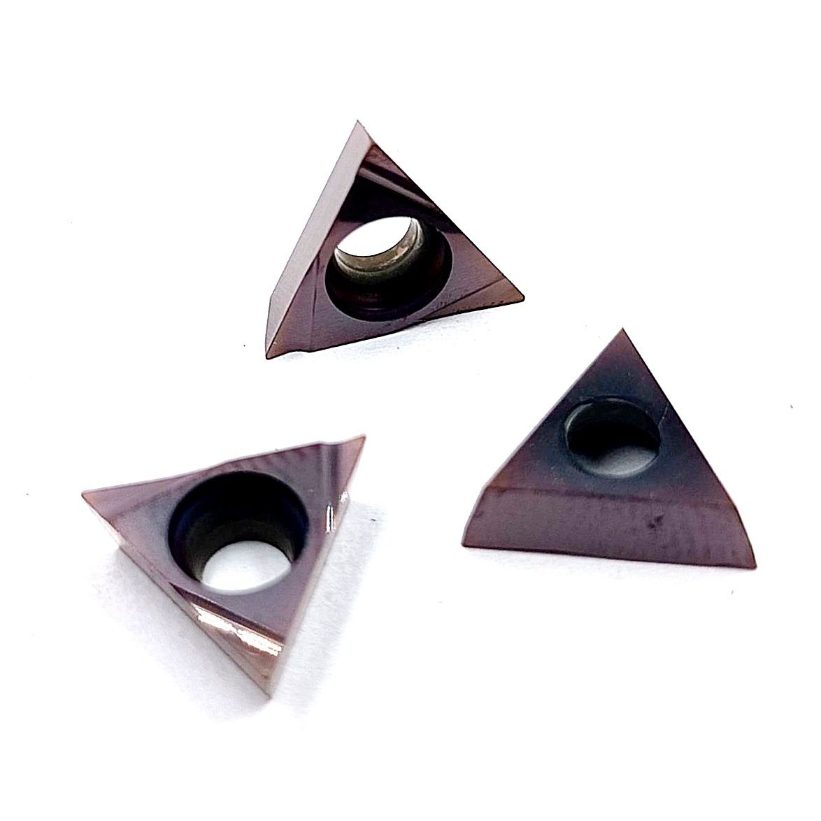 Пластины правильный треугольник с зад.углом TPGH 110302 L-F материал обработки - сталь
