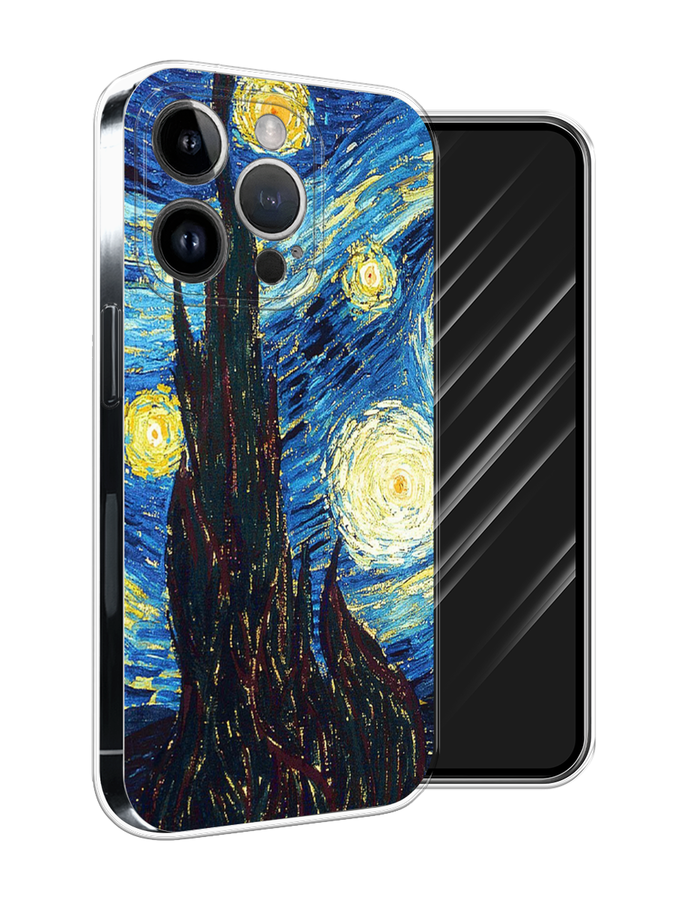 

Чехол Awog на Apple iPhone 15 Pro Max "Ван Гог Звездная ночь", Желтый, 15850-1