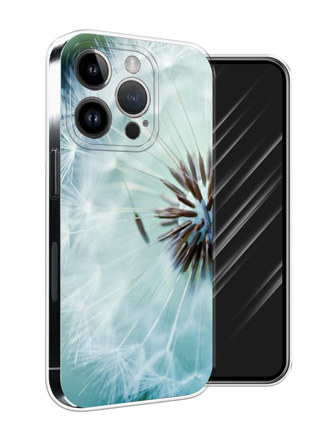 

Чехол Awog на Apple iPhone 15 Pro Max "Пух одуванчика", Серебристый;серый, 15850-1