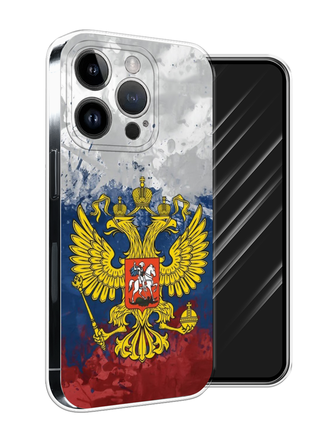 

Чехол Awog на Apple iPhone 15 Pro Max "РФ", Белый;синий;красный, 15850-1