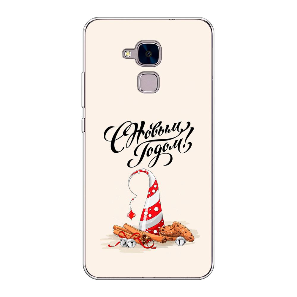 

Чехол на Honor 5C "Подарки на Новый Год", Бежевый;красный;черный, 60450-5