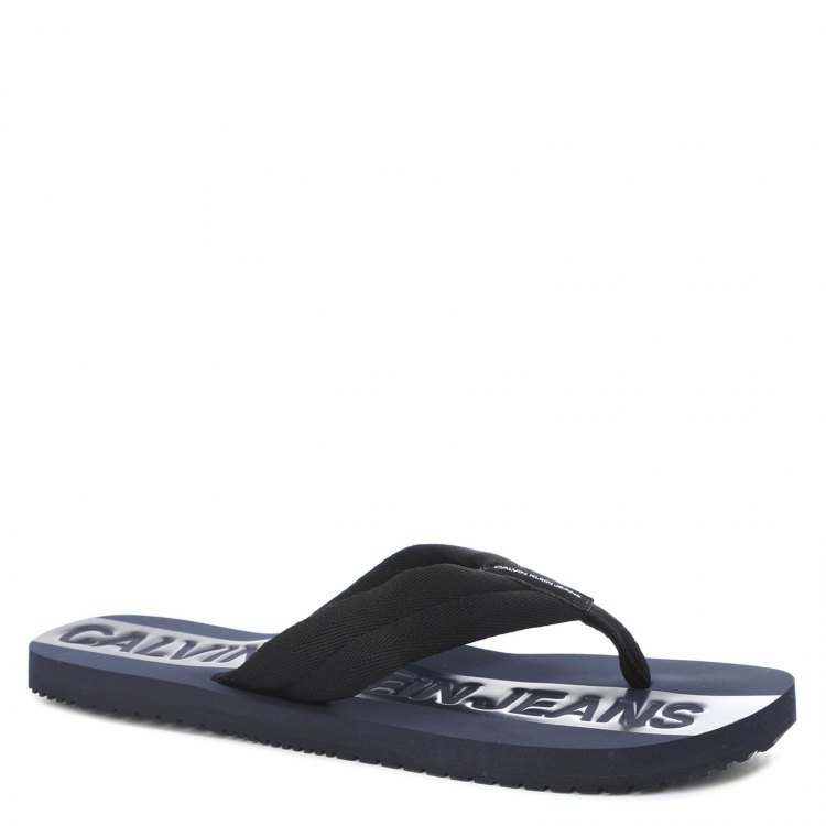 

Сланцы мужские Calvin Klein Jeans YM0YM00072_2529547 черные 45 EU, YM0YM00072_2529547