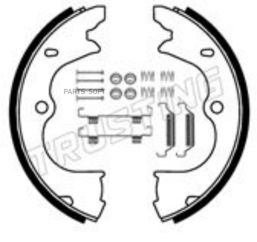 

Тормозные колодки TRUSTING барабанные 253743K