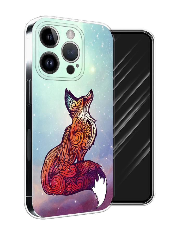 

Чехол Awog на Apple iPhone 15 Pro Max "Лиса 1", Голубой;фиолетовый, 15850-1