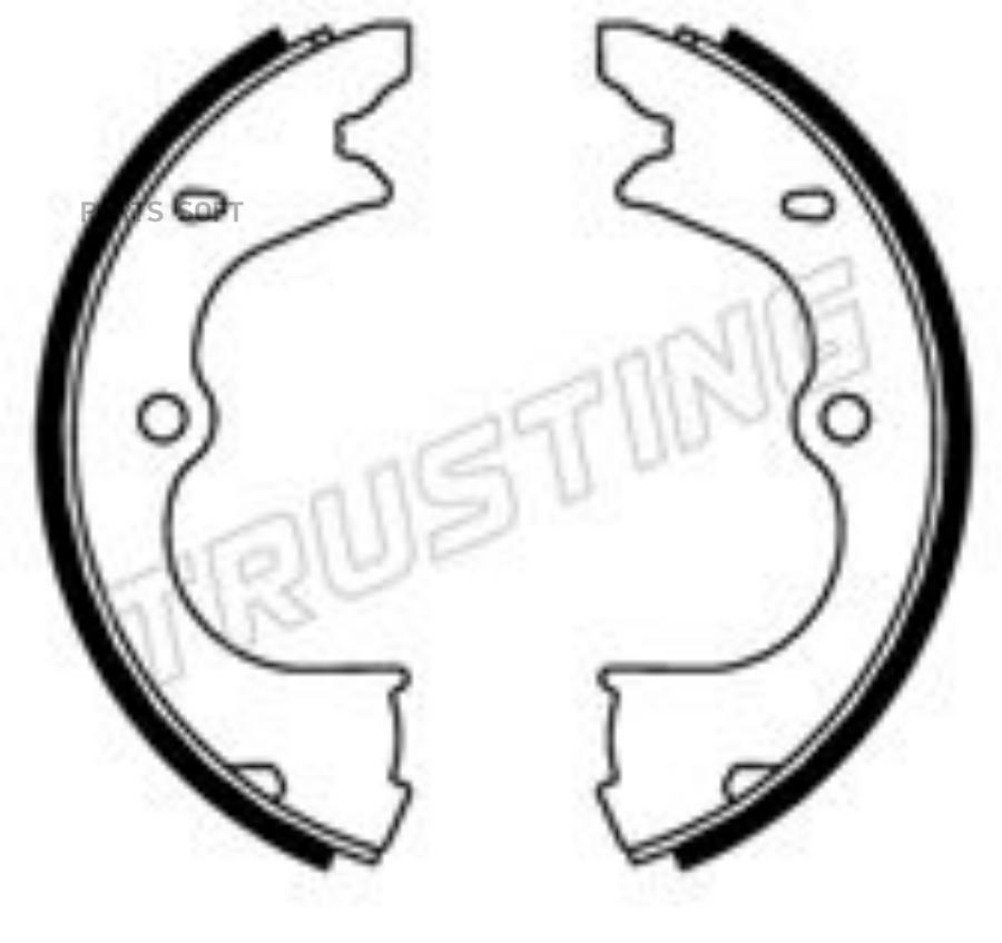 К-т бараб. тормоз. колодок