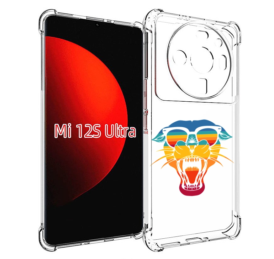 

Чехол MyPads Радужная-пантера для Xiaomi 12S Ultra, Прозрачный, Tocco