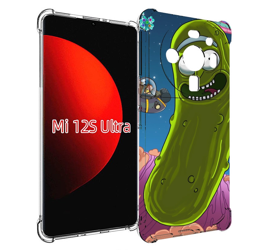 

Чехол MyPads Рик огурец для Xiaomi 12S Ultra, Прозрачный, Tocco