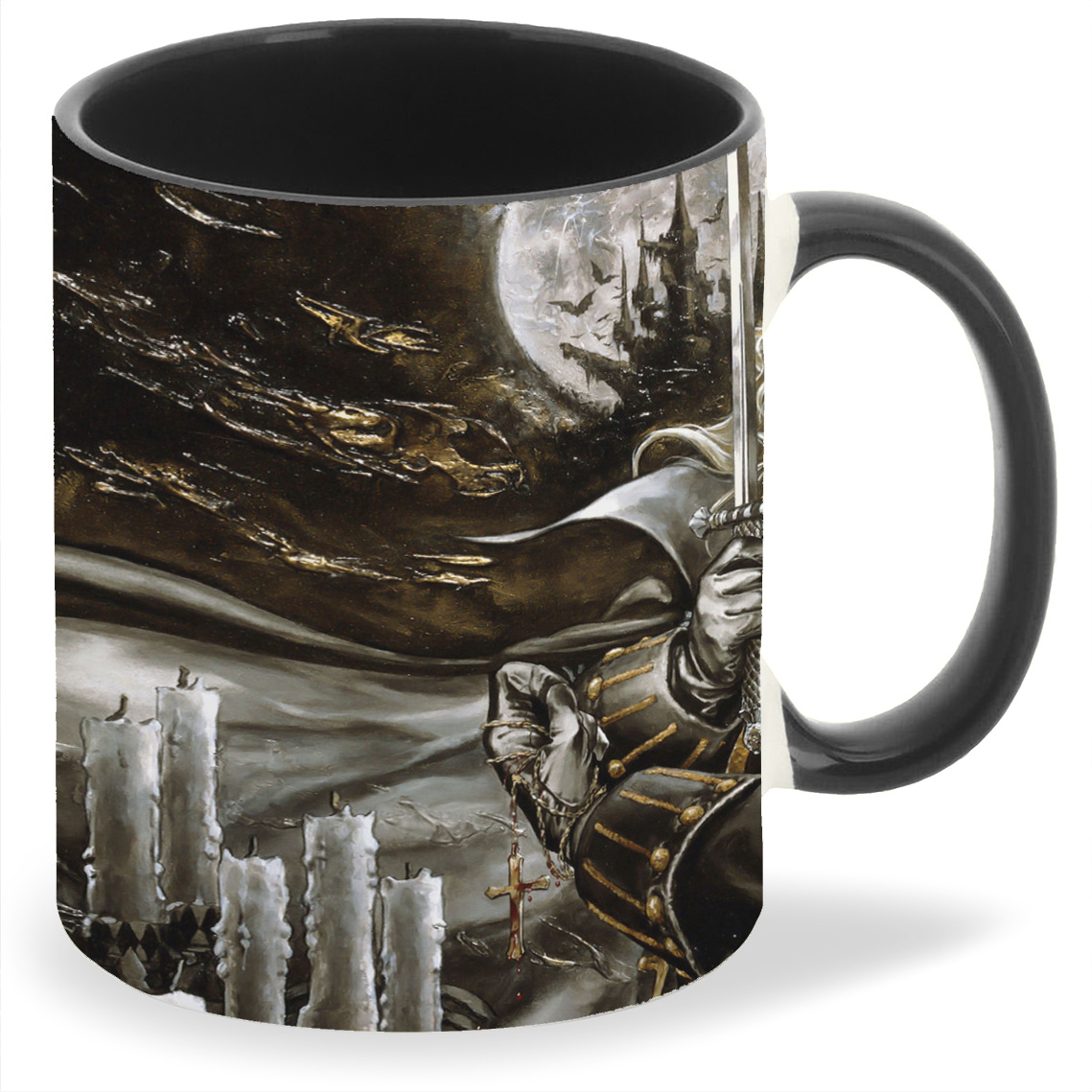 

Кружка CoolPodarok castlevania С мечем Свечи Замок, castlevania С мечем Свечи Замок