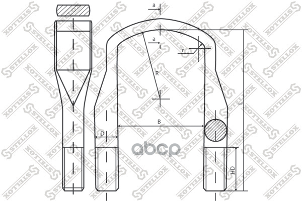 

84-64214-Sx стремянка 103Xm24x2x535-П Iveco Eurotrakker Cursor Stellox 84-64214-SX