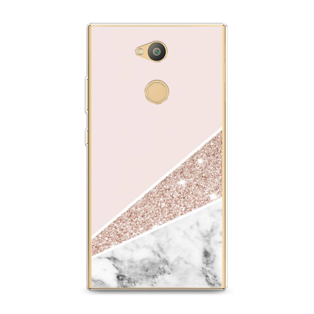 

Чехол на Sony Xperia L2 "Блестящий розовый мрамор", 53450-3