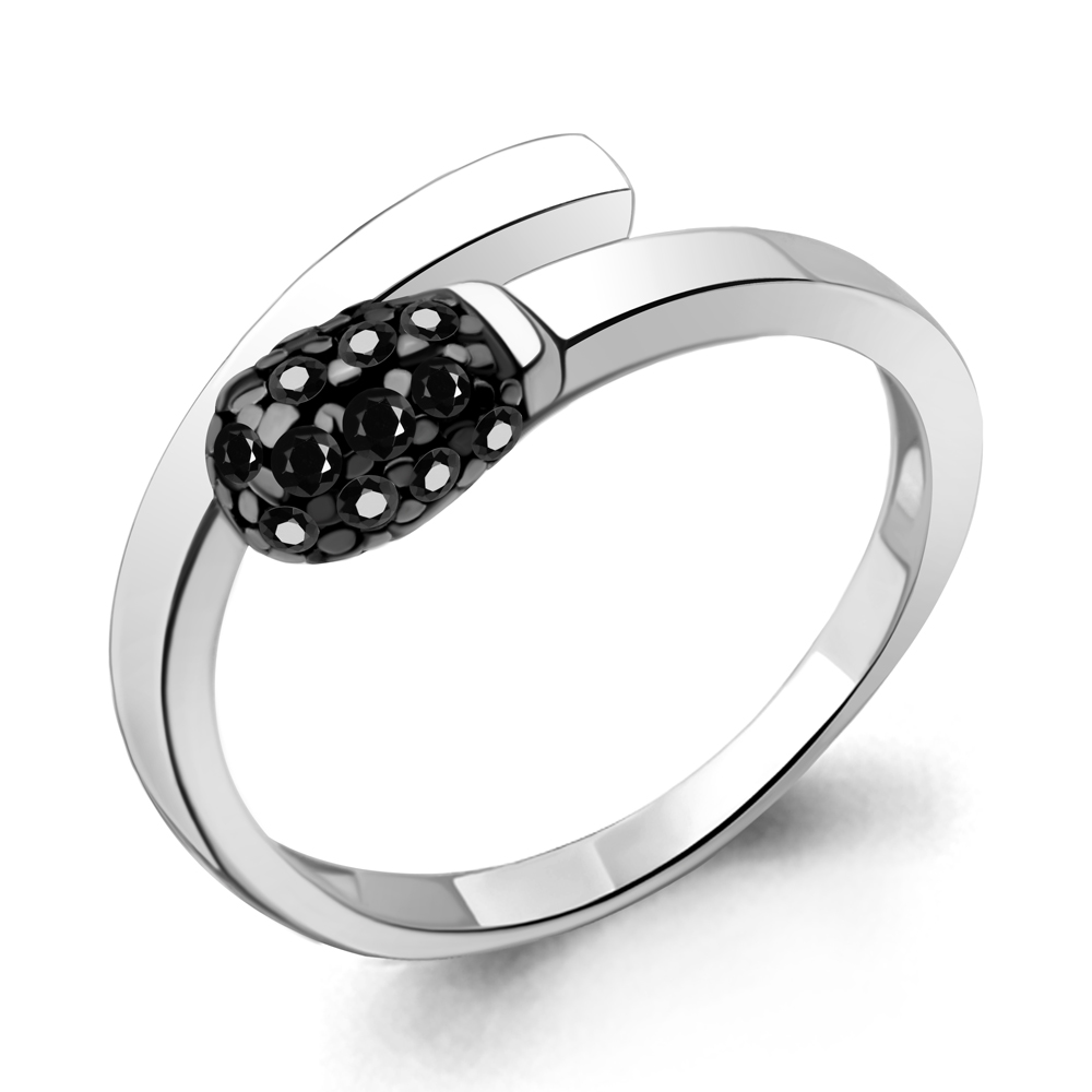 

Кольцо из серебра с кристаллом р. 20 Aquamarine 68627Ч_925_р, 68627Ч_925_р