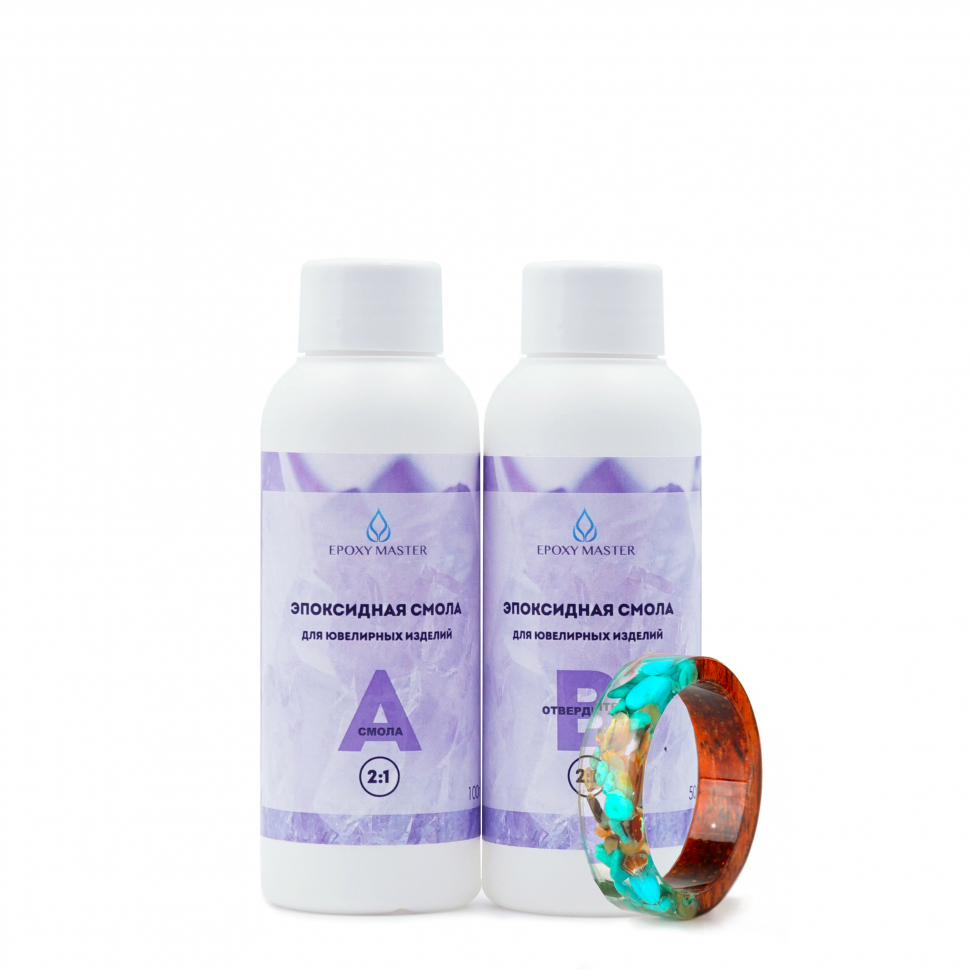 

Ювелирная прозрачная эпоксидная смола epoxymaster 150 г