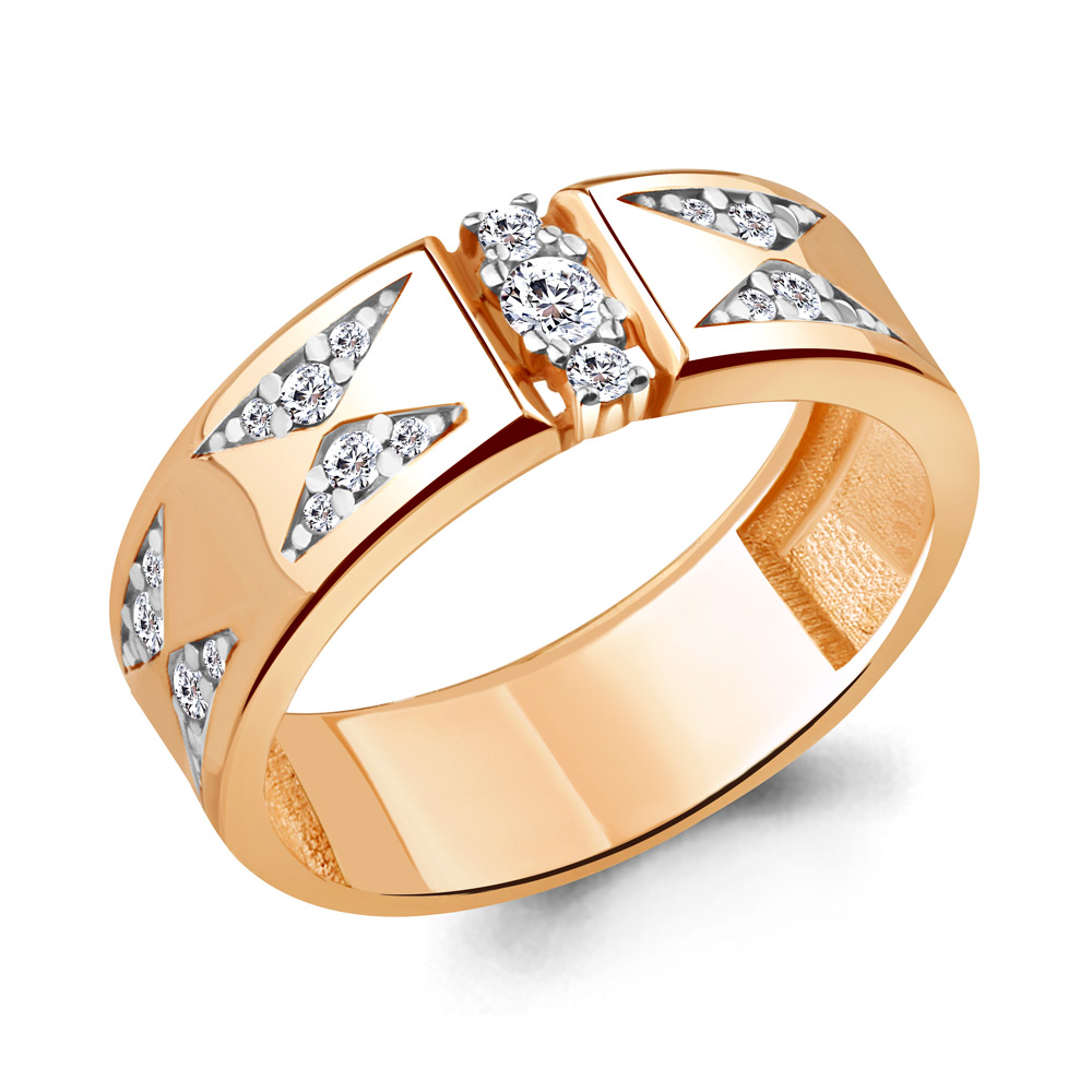 

Кольцо из серебра с фианитом р. 21 Aquamarine 68631А_925_з, 68631А_925_з