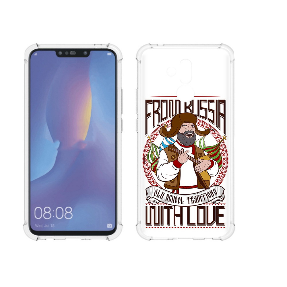 

Чехол MyPads Tocco для Huawei Mate 20 Lite русский мужчина (PT117828.66.590), Прозрачный, Tocco