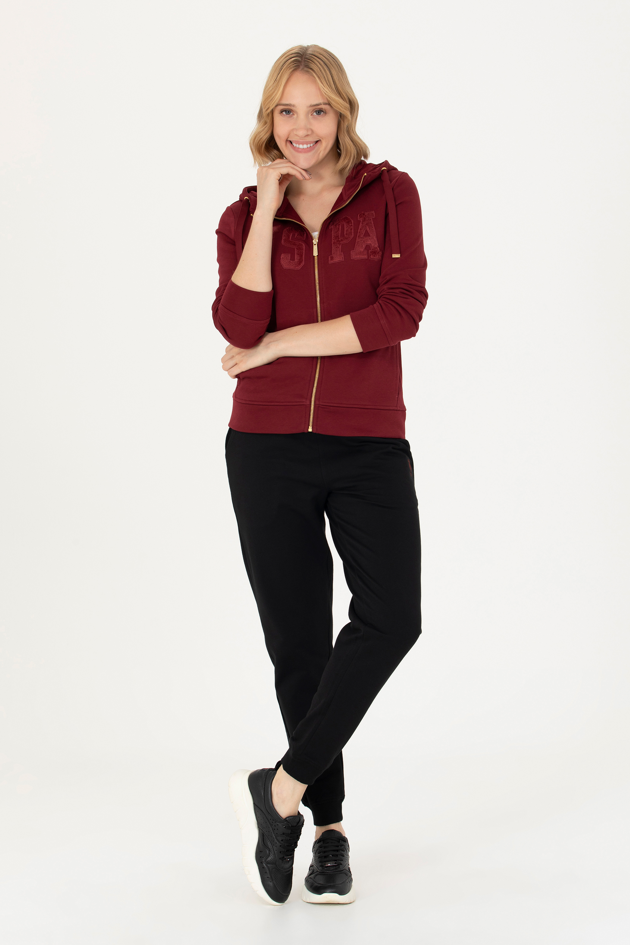 

Спортивные брюки женские US Polo G082SZ0OP0ELSE23K-E черные M, Черный, G082SZ0OP0ELSE23K-E