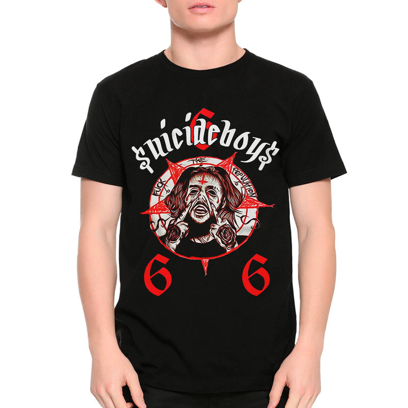 

Футболка мужская DS Apparel Suicideboys / Suicide Boys - 666 - 2 черная L, Черный, Suicideboys / Suicide Boys - 666 - 2