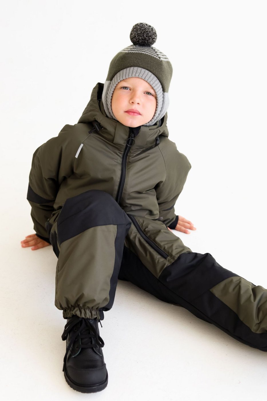 

Комбинезон детский Minidino B-KOM-006, хаки, 122, B-KOM-006