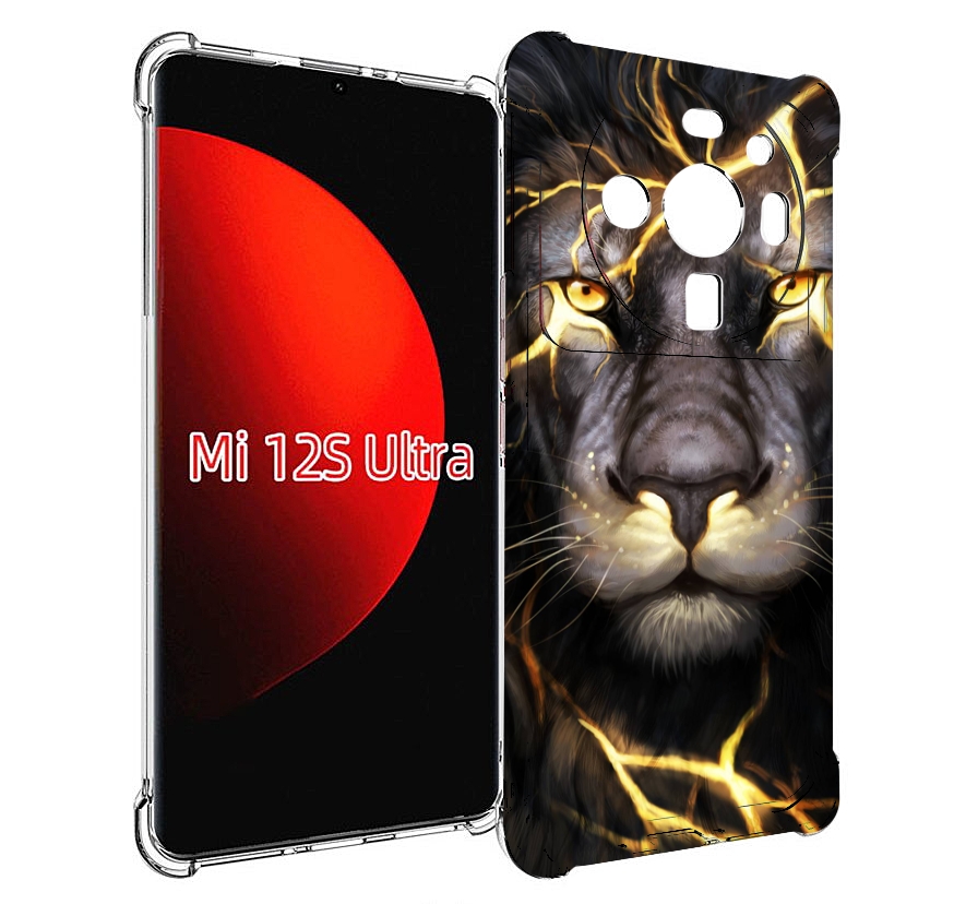 

Чехол MyPads Светящийся-лев мужской для Xiaomi 12S Ultra, Прозрачный, Tocco