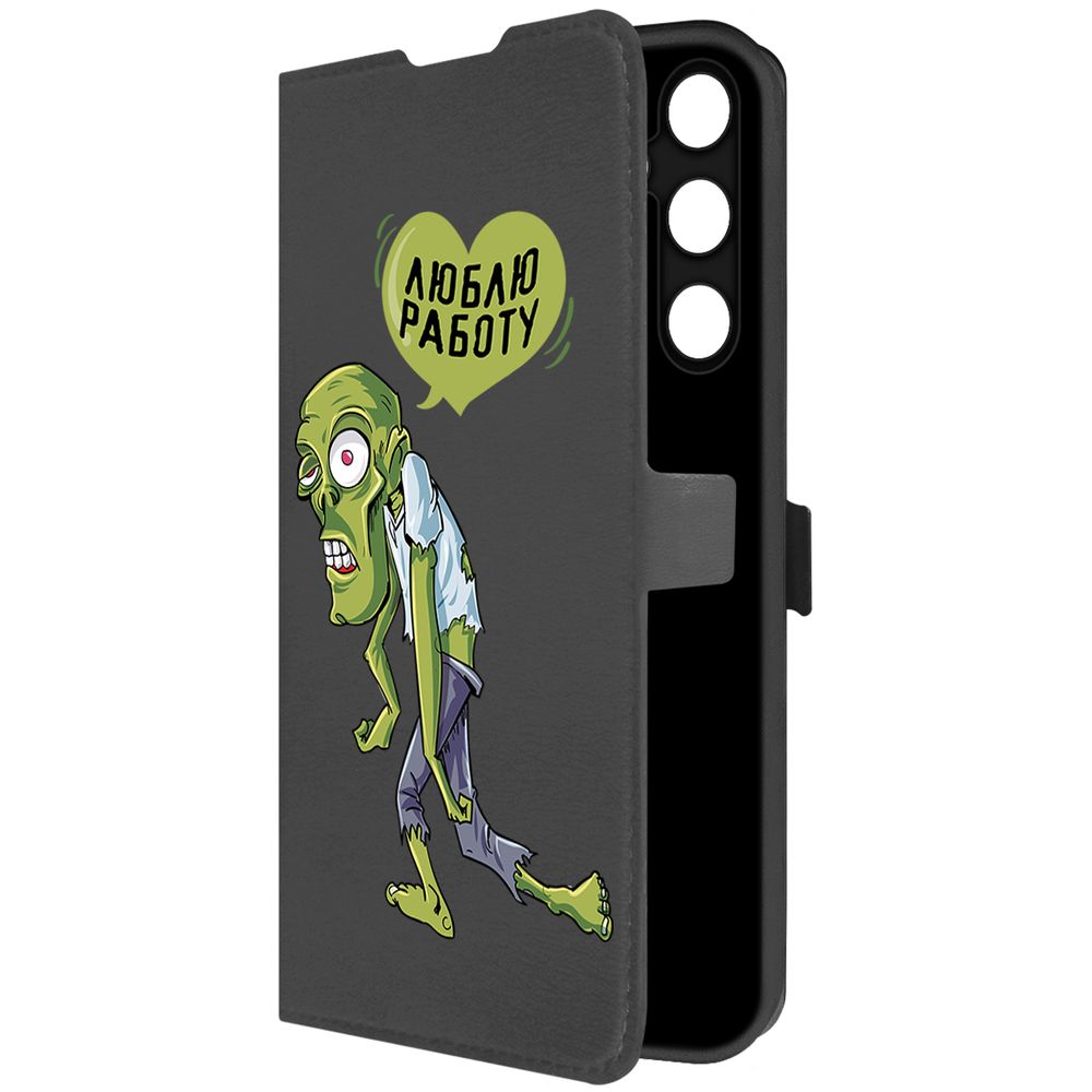 

Чехол-книжка Krutoff Eco Book для Samsung Galaxy A35 5G (A356) Люблю Работу (черный)