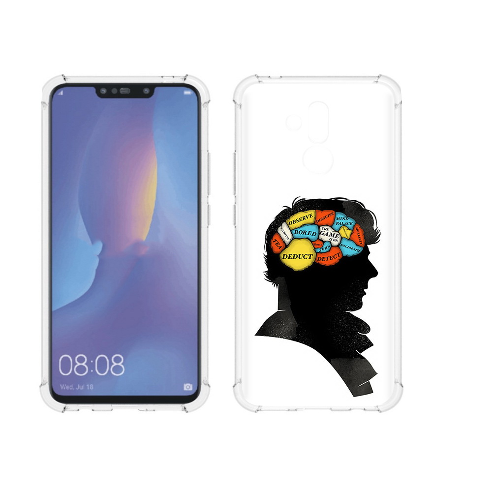 Чехол MyPads Tocco для Huawei Mate 20 Lite темный рисунок (PT117828.66.640)