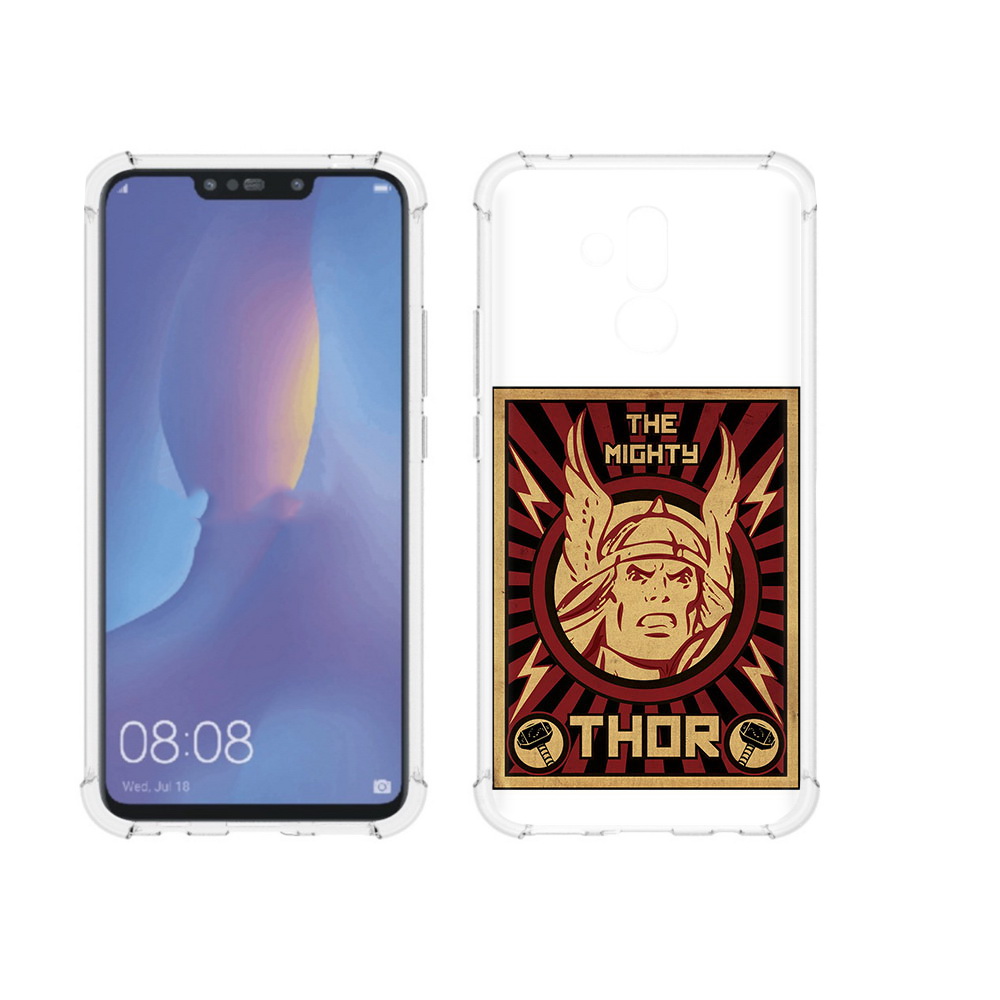 

Чехол MyPads Tocco для Huawei Mate 20 Lite тор лицо (PT117828.66.646), Прозрачный, Tocco
