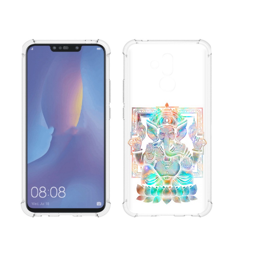 

Чехол MyPads Tocco для Huawei Mate 20 Lite умный слон (PT117828.66.654), Прозрачный, Tocco