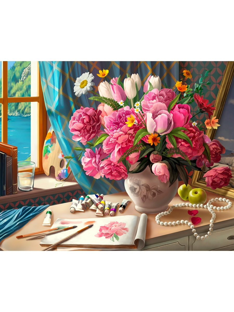 

Картины по номерам Hobby Class На столе у художника раскраска на холсте 40х50 см, Hobby Class На столе у художника раскраска