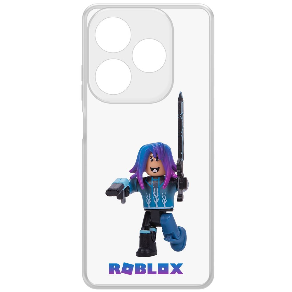 Чехол-накладка Krutoff Clear Case Roblox-Паркурщик для INFINIX Smart 8 Pro