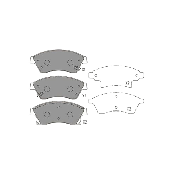 

Колодки MITSUBISHI OUTLANDER (CU) (2001-2008),OUTLANDER XL (CW) (2006- Valeo PHC BP1023