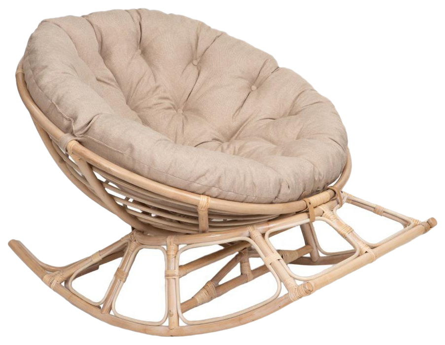 фото Садовое кресло garden story papasan harli нр100-мт002 beige 100х100х68 см