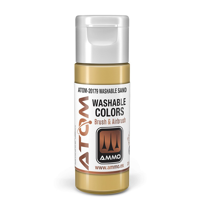 

Акриловая краска Ammo Mig Atom Color Washable Песок Sand ATOM20179