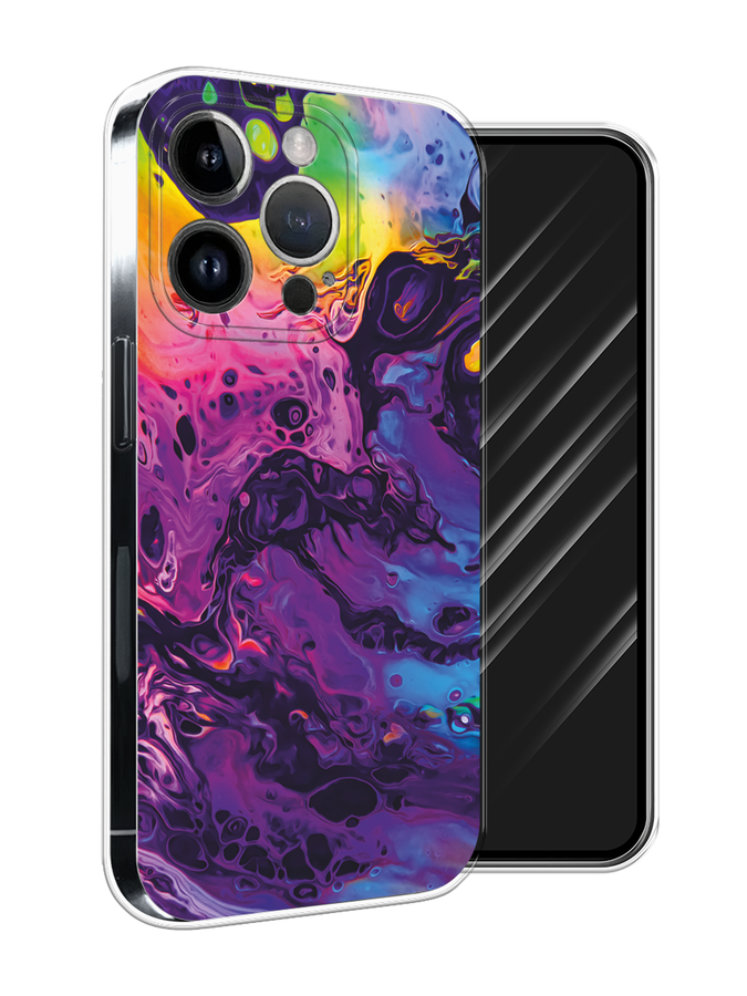 

Чехол Awog на Apple iPhone 15 Pro Max "ACID fluid", Бордовый, 15850-1