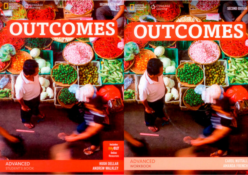 фото Комплект книг outcomes (2nd edition). advanced. students book + workbook + acсess code national geographic