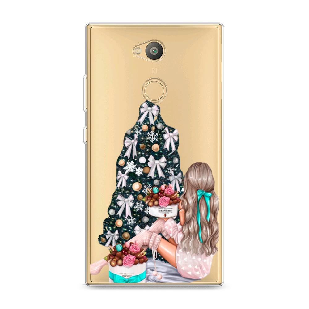 

Чехол для Sony Xperia L2 "New Year", Зеленый;бежевый;голубой, 53450-5