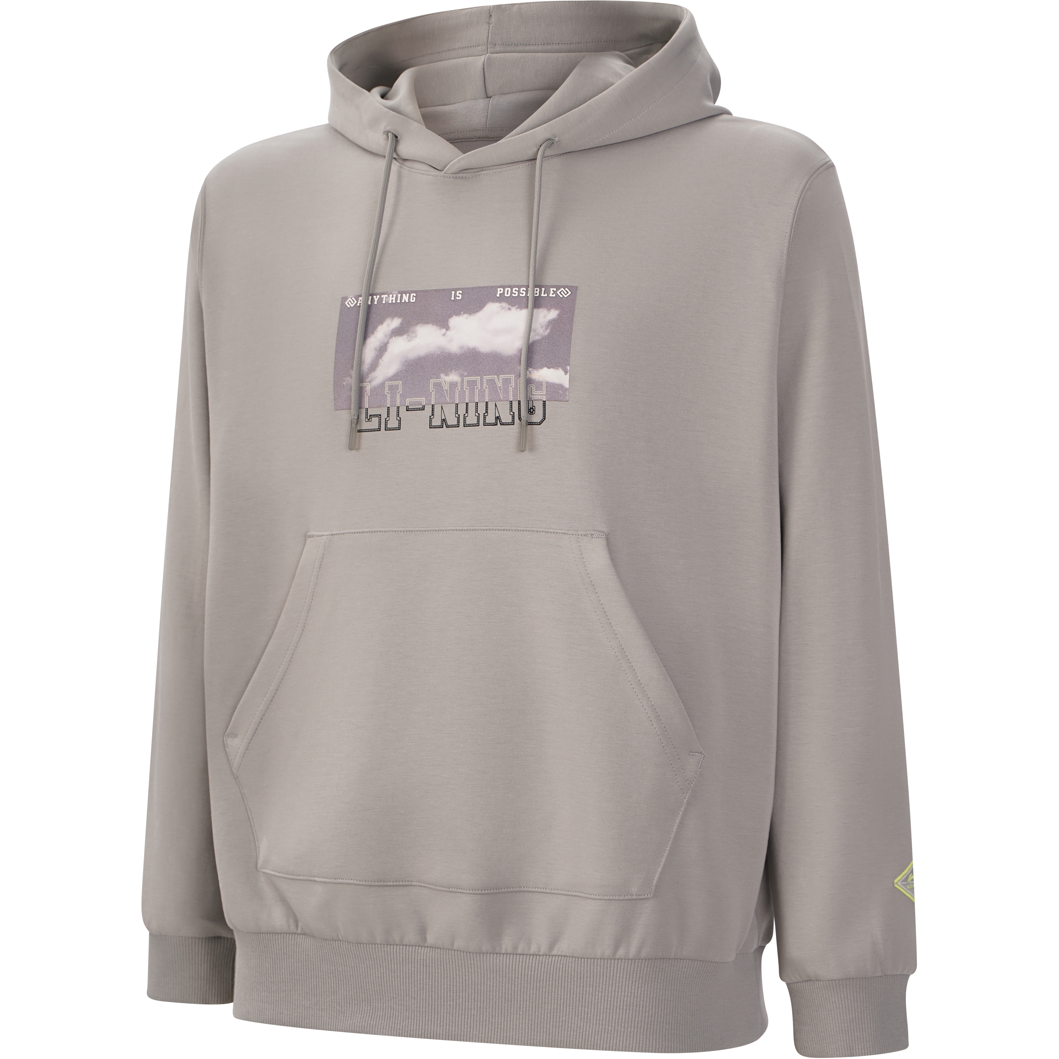 

Худи унисекс Li-Ning AAWWDDUU серое 4XL, Серый, AAWWDDUU
