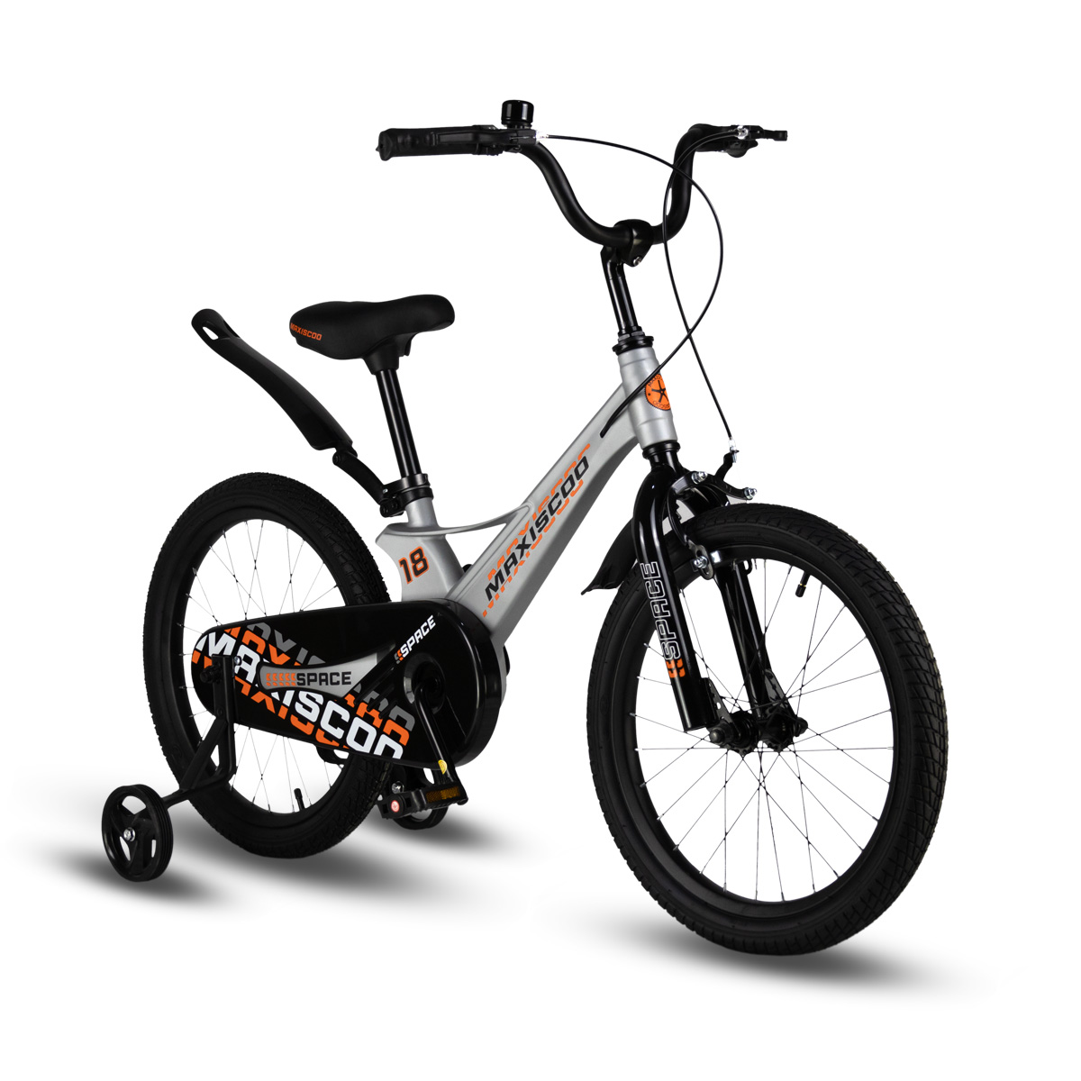Детский велосипед MAXISCOO Space 18 Стандарт 2024 серый жемчуг съемник каретки bbb bracketplug серый btl 105d