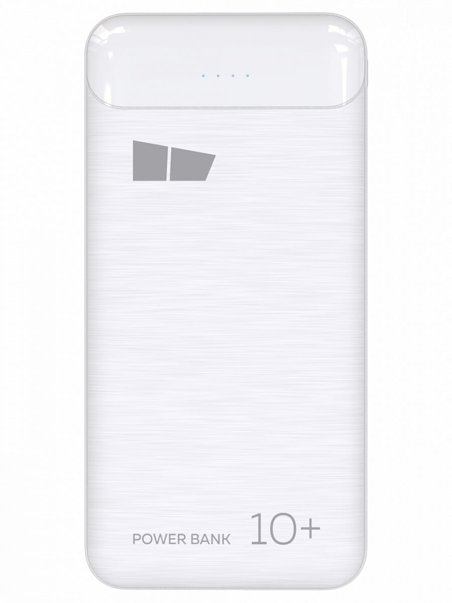 фото Внешний аккумулятор 10000mah 2usb 2.1a more choice pb33-10 (white)