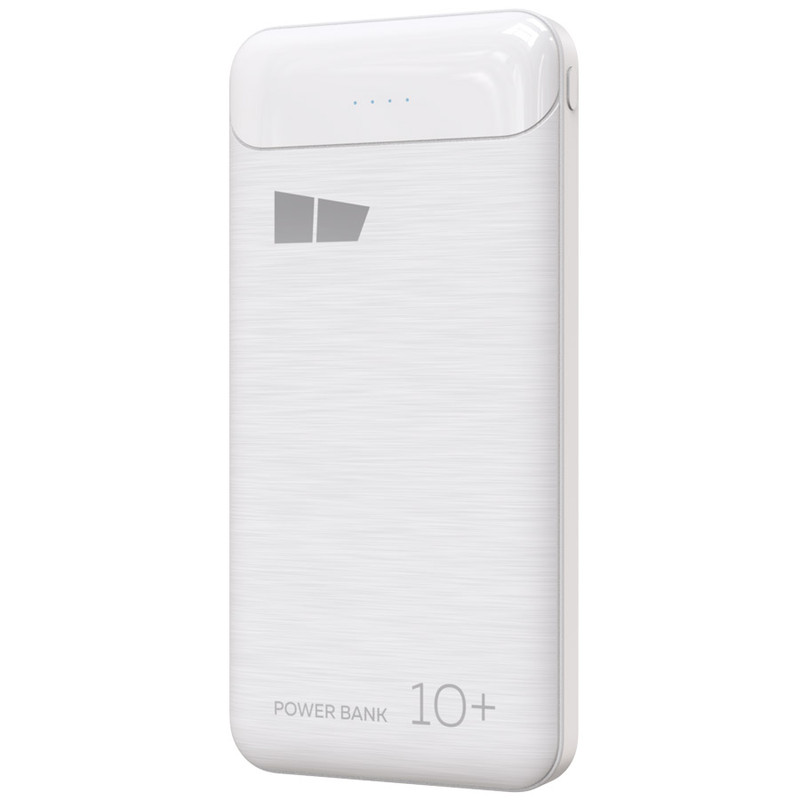 

Внешний аккумулятор More choice 10000mAh 2USB 2.1A PB33-10 White, PB33-10
