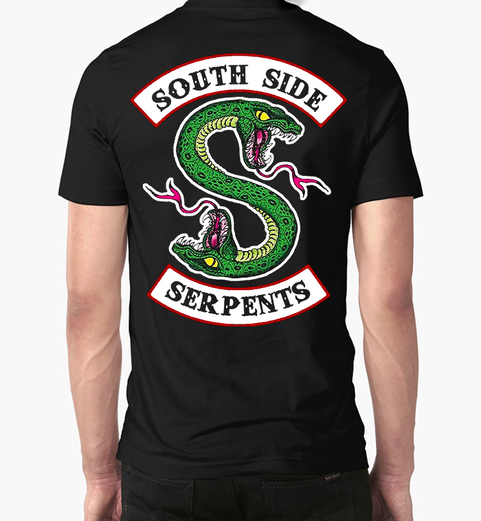 Футболка мужская DS Apparel Ривердэйл - South Side Serpents 445831-2 черная 2XL