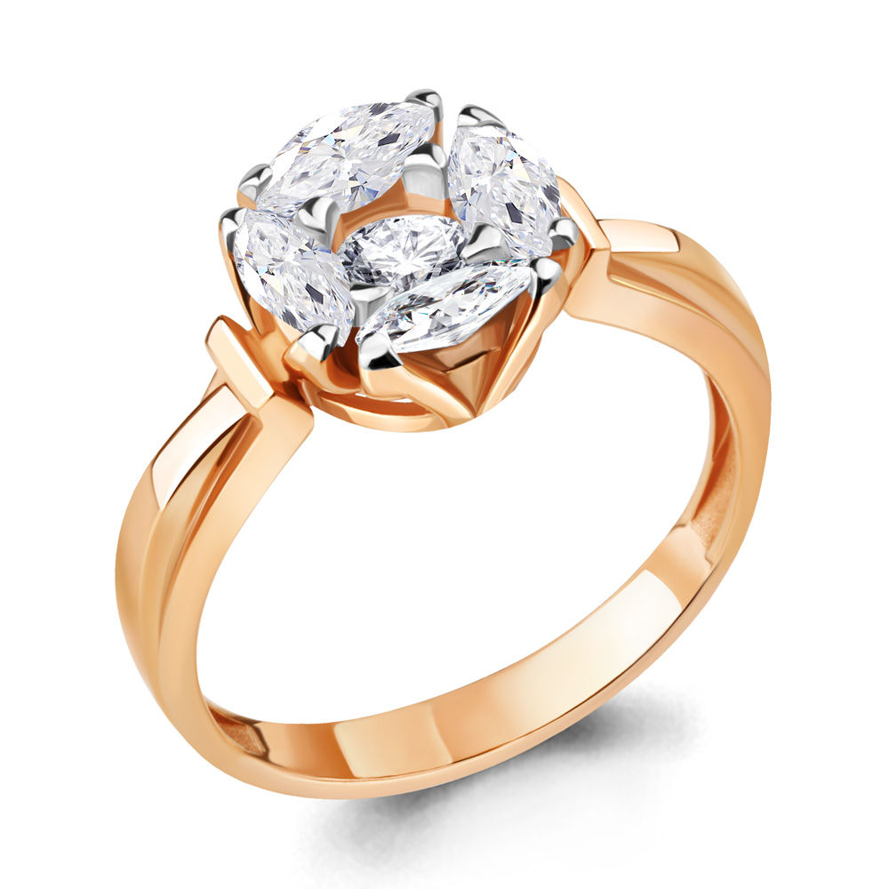 

Кольцо из серебра с фианитом р. 20 Aquamarine 68651_925_з, 68651_925_з