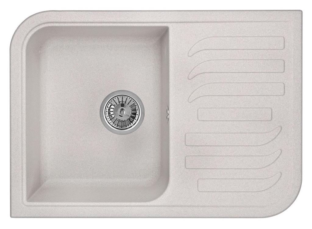 

Кухонная мойка из гранита EMAR EMQ-1695.Q Барит, Серебристый, EMQ-1695.Q